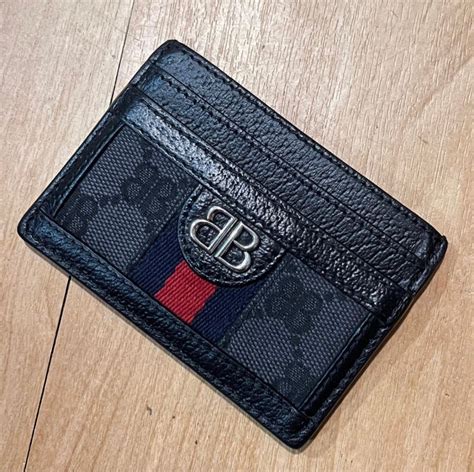 gucci balenciaga card holder